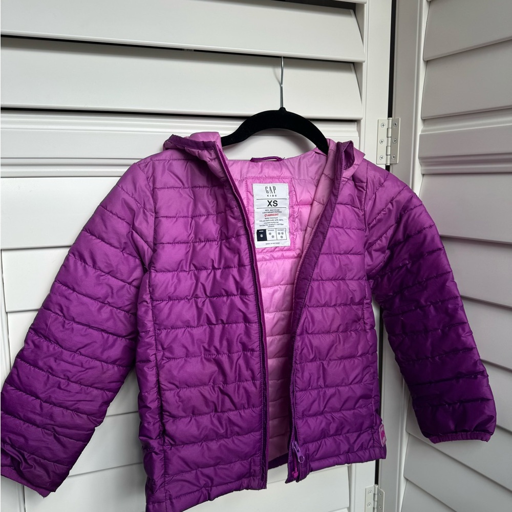 Gap Kids Purple Puffer Jacket